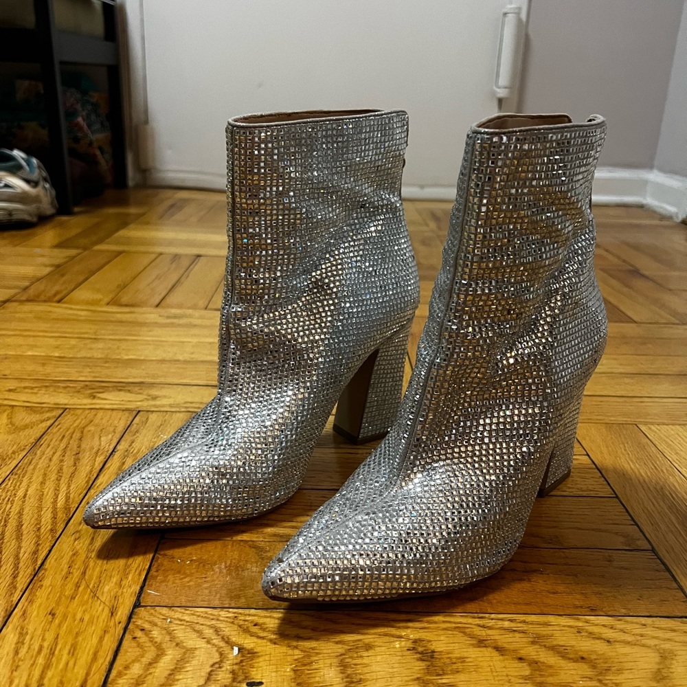 Steve Madden's Rhinestone Sasa-R Booties